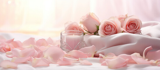 Aromatherapy with rose petals for peace of mind.