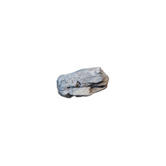 mineral stone heavy rock,3d render real Rock, PNG file of isolated cutout object on transparent background