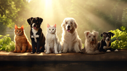 Pet-themed Background, Tailor-Made for Marketing and Ads, Bringing a Warm Atmosphere to Your Visuals.