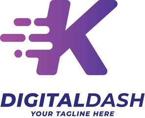 Obraz premium K Dash Logo