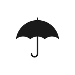 Umbrella icon. Silhouette, black, beautiful umbrella icon. Vector icon
