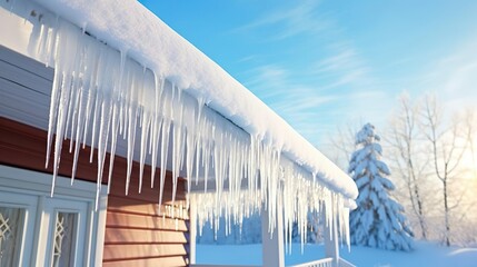 Preventing ice dams on roof