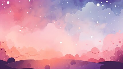 Abstract Plum color stars background. Invitation and celebration card.