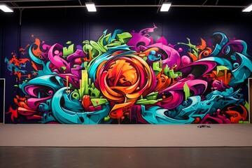 Lifelong Learning Graffiti: An eye-catching design with lively stylized lettering and bold...