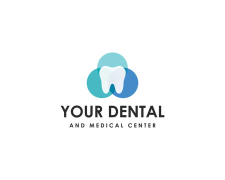 Modern strong and bold dentist logo design for dental care and dentist doctor.