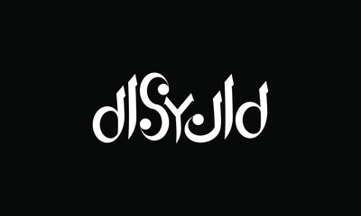 Arabic style English keyword logo design for Arab county business.