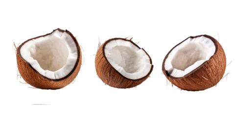 Foto op Plexiglas Coconut isolated on white background © PngXpress