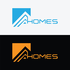 Home builder company logo design Vectors