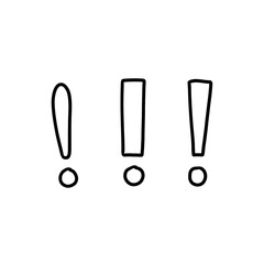 exclamation mark icon