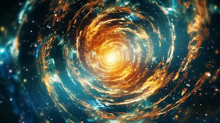 Obraz premium Abstract fractal computer-generated image. Fractal art for creative design. Decoration for wallpaper, desktop, poster, cover booklet. Print for clothes, t-shirt. Creative illustration for design