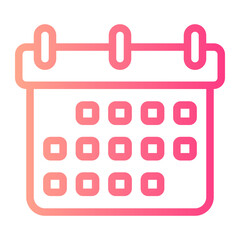 calendar gradient icon