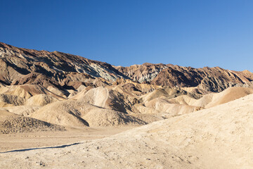 Colorful rock formations at Death Valley National Park, California