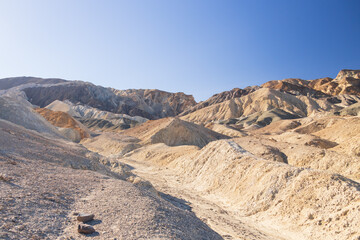 Colorful rock formations at Death Valley National Park, California