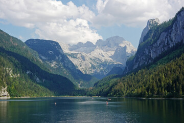 Gosau lake in the Austrian Alps	
