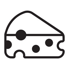cheese glyph icon