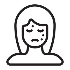 acne line icon