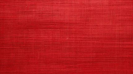 Fototapeta premium Red Linen Texture Background, Ideal for Cloth-related Designs.