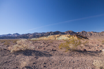 Colorful rock formations at Death Valley National Park, California
