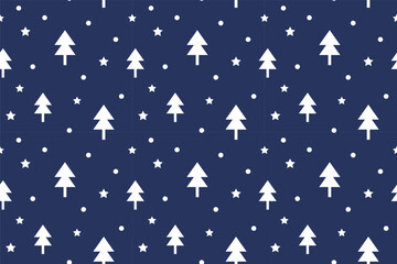 Christmas Pattern - Endless Vector Background - 676402212