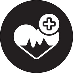 health care glyph icon