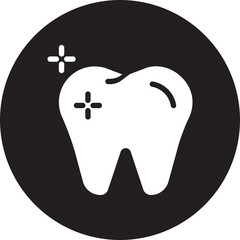 tooth glyph icon