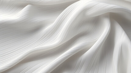 White Linen Texture Background, Ideal for Cloth-related Designs.