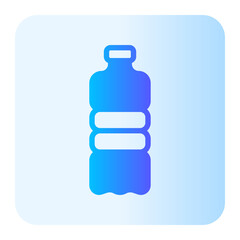 water bottle gradient icon