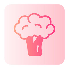 broccoli gradient icon