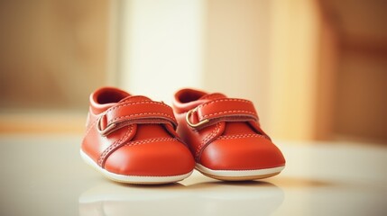 Close-up of wonderful children's shoes