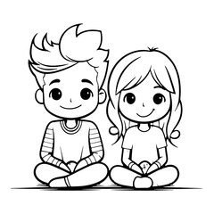 Happy Couple Embracing and Strolling