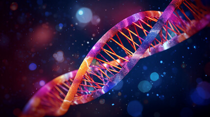 dna structure in laboratory, genetic code research