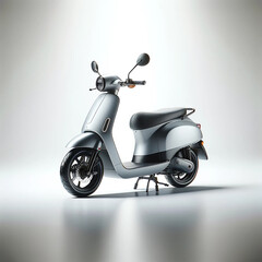 Scooter on white background. Moped