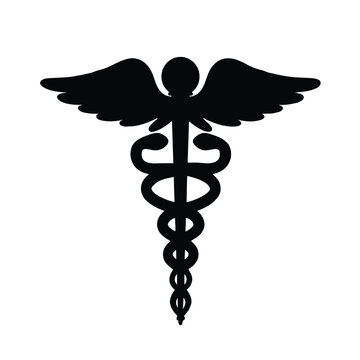 Medical Symbol Silhouette. Medical Symbol Vector Illustration.