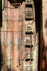 Exterior of Krol Ko temple, Angkor, Cambodia, Asia