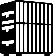 Big Data Data Storage Vintage Outline Icon In Hand-drawn Style