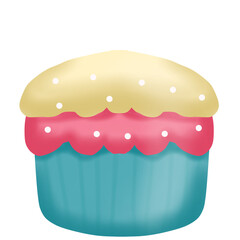 cupcake with icing