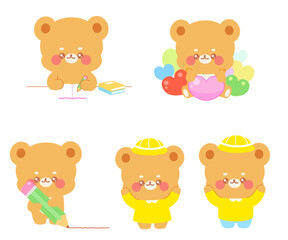 Baby bear character