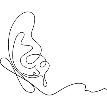 recommend clip art: Butterfly Flying  Line