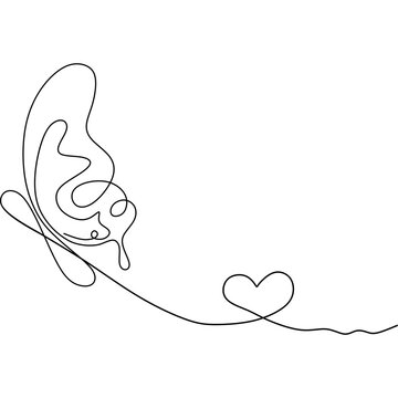 recommend clip art: Butterfly Flying  Line