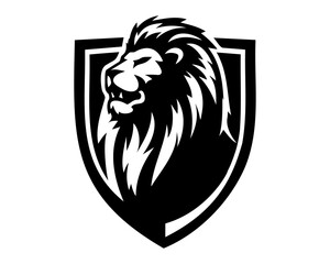 abstract; animal; defense; design; emblem; head; heraldic; king; lion; lion head; lion logo; logo; logotype; mascot; power; pride; silhouette; strenght; style; tattoo; wild; abstract; animal; defense;