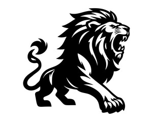 abstract; animal; defense; design; emblem; head; heraldic; king; lion; lion head; lion logo; logo; logotype; mascot; power; pride; silhouette; strenght; style; tattoo; wild; abstract; animal; defense; - obrazy, fototapety, plakaty