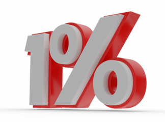 one percent number