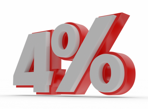 four percent number