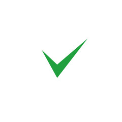 Green check mark icon vector design