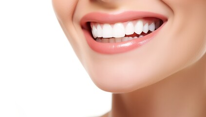 Obraz premium Close Up of a Joyful Woman Smile