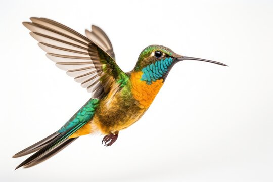 hummingbird in flight