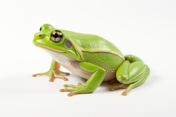 frog on a white background