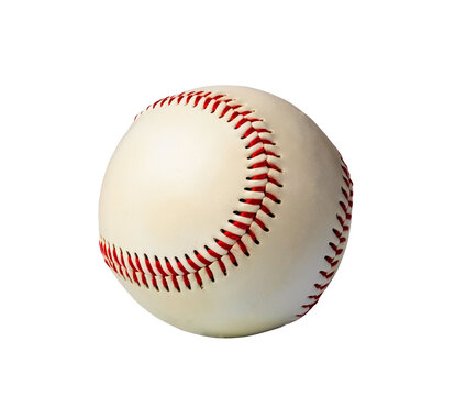 Baseball on isolated white png image