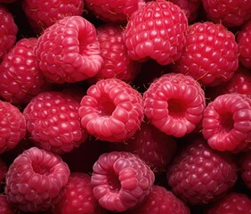 close up of raspberries