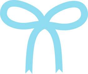 Ribbon bow illustration
